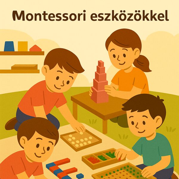 📚 Tanulás – Montessori eszközök, közös felfedezés