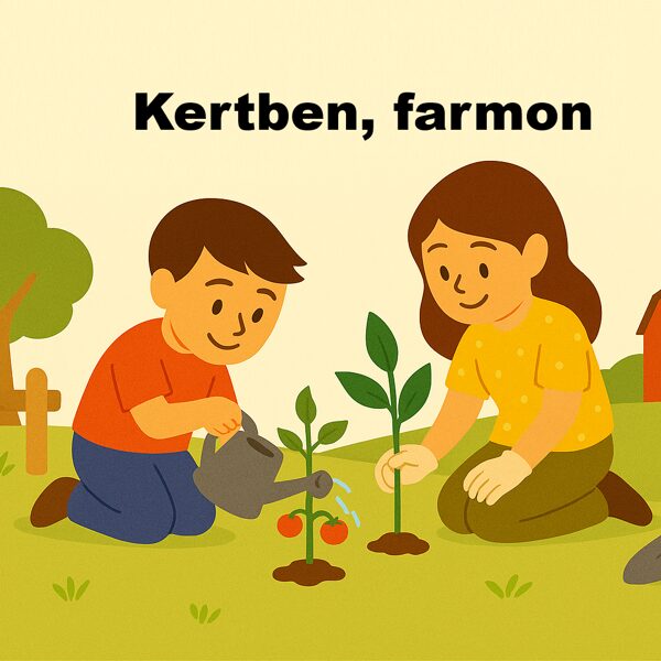 🌿 Mindennapok a kertben és a farmon Növénygondozás, állatmegfigyelés, természetismeret testközelből – a kert a tantermünk.