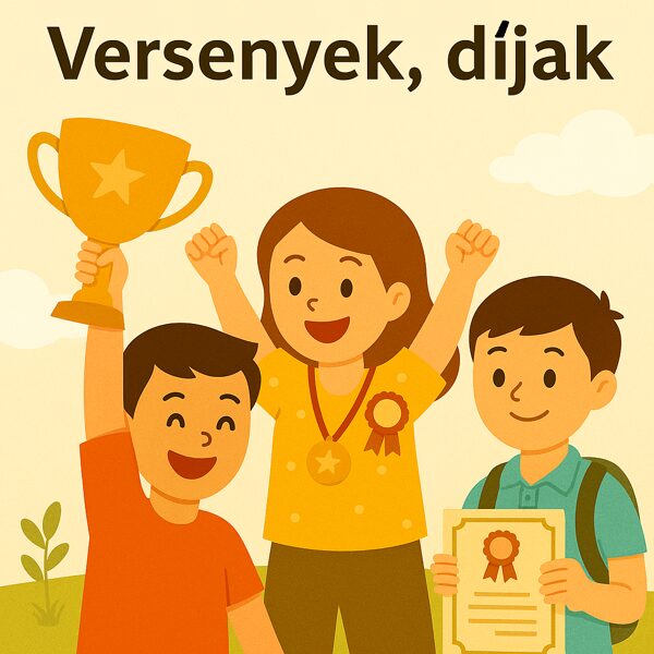🏅 Versenyeredményeink Büszkeségeink – tanulmányi, művészeti, sport- és zenei sikereink pillanatai.