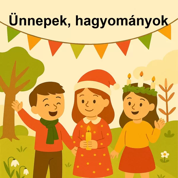🎉 Ünnepeink és hagyományaink Népmese napja, Márton-nap, advent, farsang, Március 15.,  évzáró – iskolai hagyományaink színes világa.