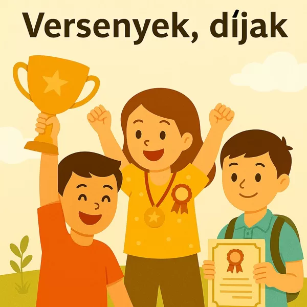 🏅 Versenyeredményeink Büszkeségeink – tanulmányi, művészeti, sport- és zenei sikereink pillanatai.